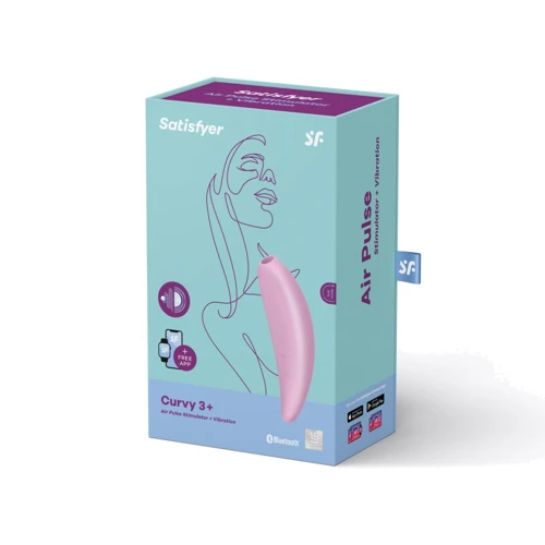 Вакуумный клиторальный стимулятор Satisfyer Curvy 3+ фото 7