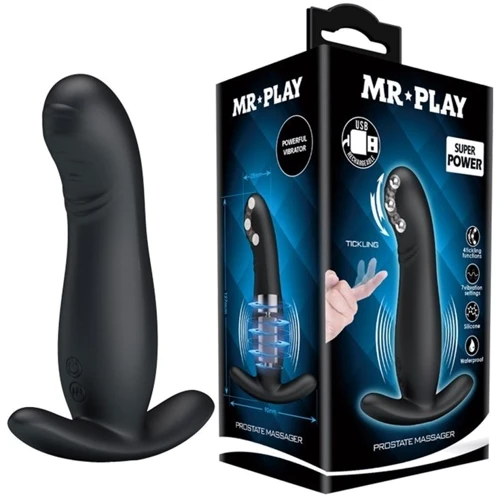 Вібростимулятор простати Mr.Play Super Rower Prostate Massager Black