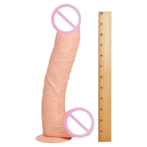 Огромный фаллоимитатор Raging Cockstars Jumbo Giant Jim 11 Inch Realistic Dildo, 26,7х5,7 см: Назначение Вагинальные