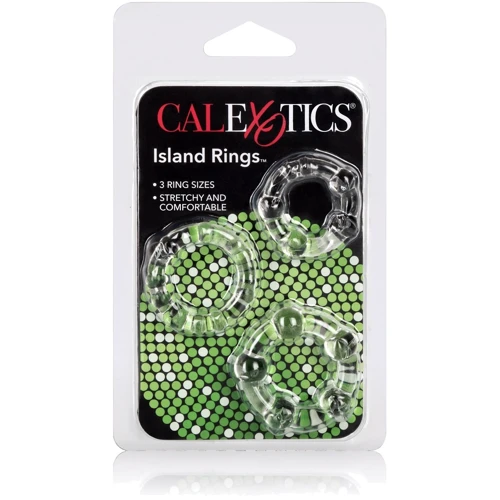 Набор эрекционных колец California Exotic Novelties Transparent Island Rings, 3 шт: Производитель California Exotic Novelties