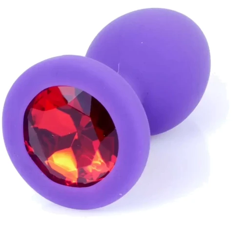 Анальная пробка Boss Series - Jewellery Purple Silicon PLUG Small Red (BS6400082): Тип Анальные пробки