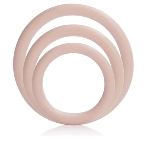 Эрекционные кольца Silicone Support Rings, телесный