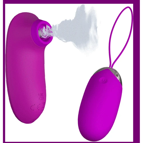 Комплект из виброяйца и вакуумного стимулятора Pretty Love ORTHUS Multifunctional 2 in 1, BI-014901W фото 8