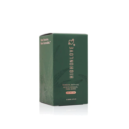 Олія для ванни з CBD HighOnLove Sensual Bath Oil, 100 мл: Тип Масло