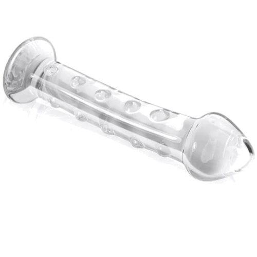 Фаллоимитатор LoveToy Glass Romance 7.5" Clear: Наличие вибрации Нет