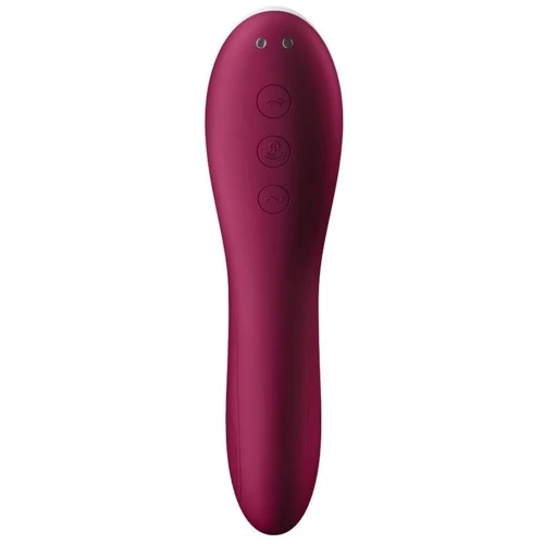 Вакуумный стимулятор с вибрацией Satisfyer Dual Crush Wine Red: Для кого Для женщин