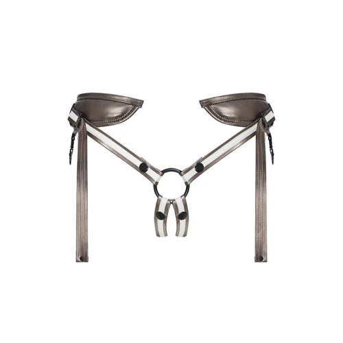 Трусы для страпона Strap-On-Me Leatherette HARNESS DESIROUS фото 9