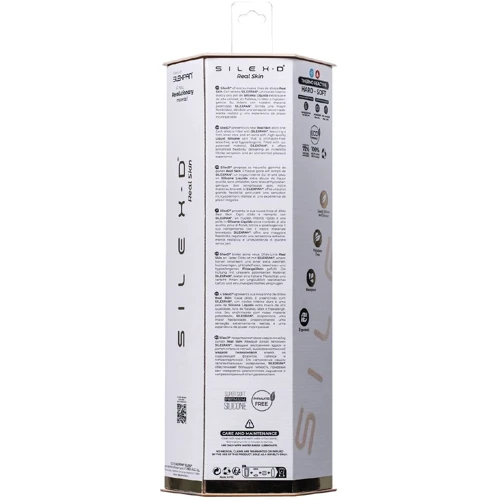 Фаллоимитатор SilexD Vetus Real Skin Flesh (8in MODEL 1): Длина проникновения, см 16