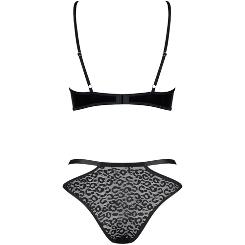 Сексуальный комплект Obsessive Bagirela 2-pcs set black L/XL: Для кого Для женщин