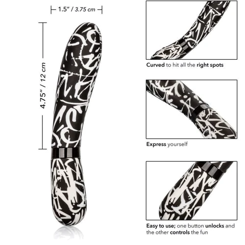 CalExotics Hype Wand вибромассажер, 12x3.75 см: Довжина, см 12