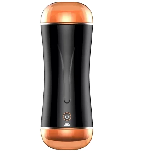 Мастурбатор с двумя входами и вибростимуляцией BOSS Vibrating Masturbation Cup USB 10 function + Interactive Function, BS6300030 фото 8