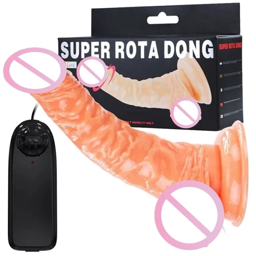 Реалистичный вибратор на присоске BAILE - SUPER ROTA DONG, BW-008082X