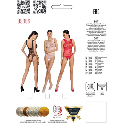 Бодістокінг Passion BS086 red: Застосування На тело