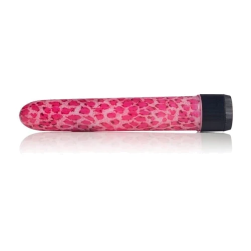 CalExotics Leopard Massager пластиковый вибратор, 17x3 см, розовый: Тип и форма Вибромассажер