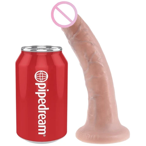 Фалоімітатор на присоску Pipedream King Cock 7, 18х4 см, тілесний: Призначення Вагінальні
