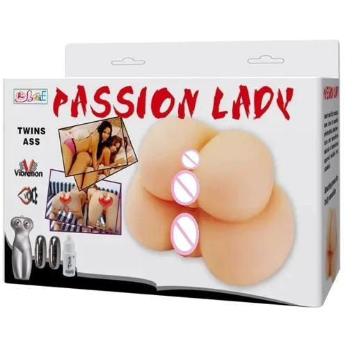 Мастурбатор с вибрацией и звуковым сопровождением BAILI - Two Passion Lady Vagina And Ass Vibrating (BM-009136PL) фото 8