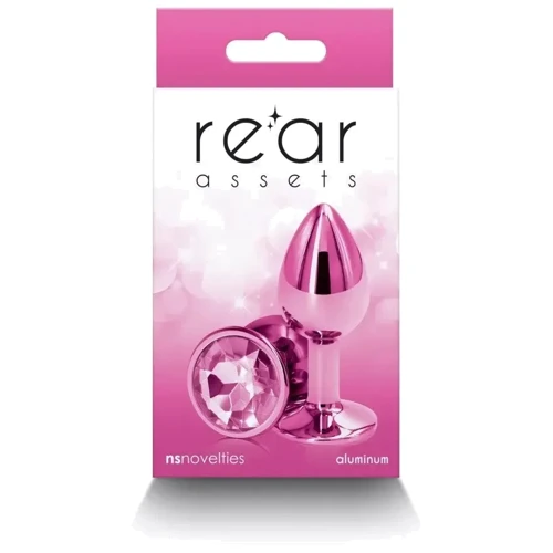 Анальная поробка Ns Novelties Pink Small Rear Assets (розовый): Наличие вибрации Нет
