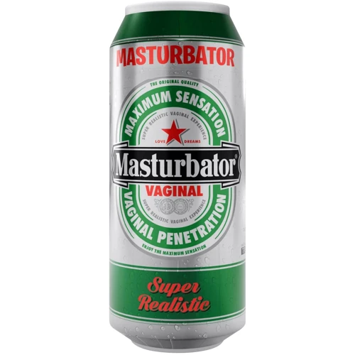 Мастурбатор-вагина Alive Heineken Vagina II в виде банки пива