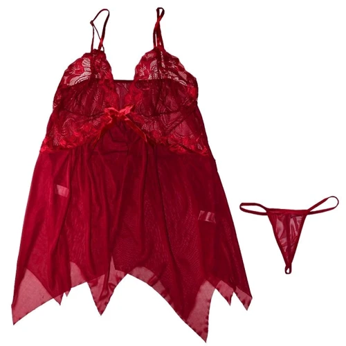 Пеньюар NDS 3372-2 One Size Burgundy (23616): Размер Универсальный