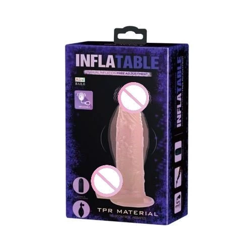Вібратор, що розширюється на присосці INFLATABLE, BW-008067AQ фото 7