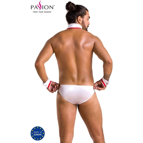 Сексуальный комплект Passion 037 SET GREGORY white XXL/XXXL: Материал Полиэстер