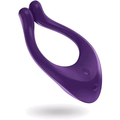 Вибратор для пар Partner Multifun 1 Lila, 3 независимых мотора, многофункциональный: Тип управления Кнопочное