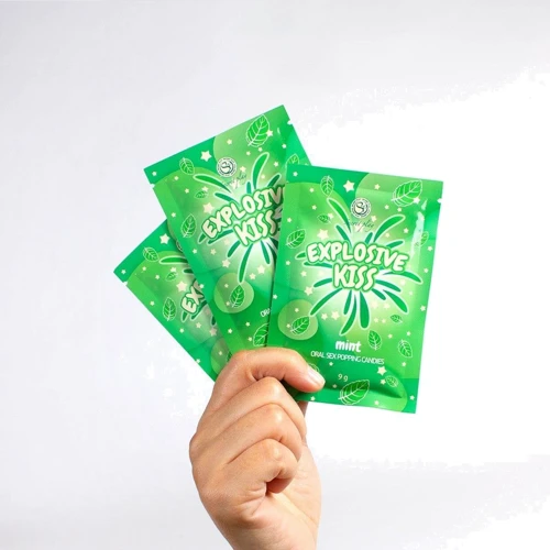 Стреляющие конфеты для орального секса Secret Play Explosive Kiss Mint, 9 грамм: Для кого Унисекс