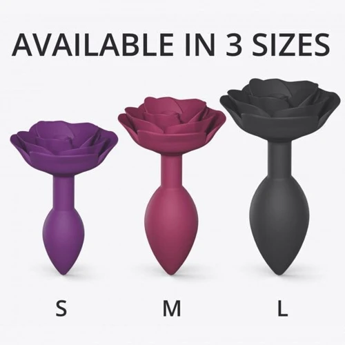 Силиконовая анальная пробка Love To Love OPEN ROSES M SIZE - PLUM STAR: Для кого Унисекс