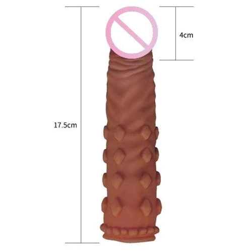 Насадка на член LoveToy Pleasure X-Tender Penis Sleeve Add 2" Brown: Для кого Для чоловіків