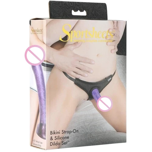 Труси для страпона Sportsheets - Bikini Strap-On: Для кого Для жінок