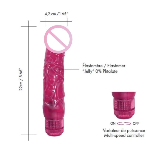 Вибратор Dorcel Jelly Boy: Тип и форма В виде члена