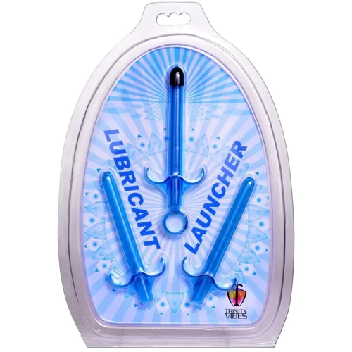 Набор из 3 шприцов для лубрикантов Trinity Vibes Lube Launcher (Set Of 3) (голубой) фото 1