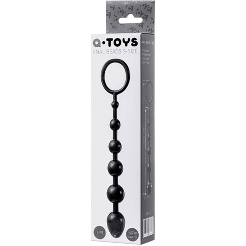 Анальная цепочка Toyfa A-Toys Anal Beads S-Seiz, черная: Для кого Унисекс
