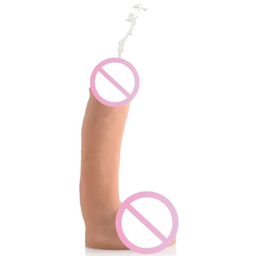 Фаллоимитатор с эякуляцией Loadz 8" Dual Density Squirt Dildo Light