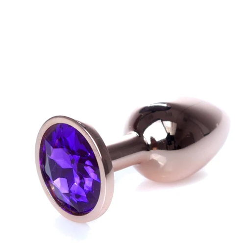 Анальная пробка BOSS Series Exclusivity Jewellery Red Gold Plug Purple