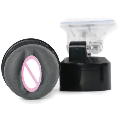 Мастурбатор-вагина Topco Sales CyberSkin® Stealth Pussy Stroker на присоске , 24х8 см: Диаметр, см 8