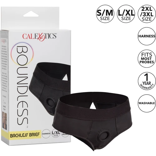 Труси для страпону California Exotic Novelties - Boundless Backless Brief, L/XL: Для кого Для женщин