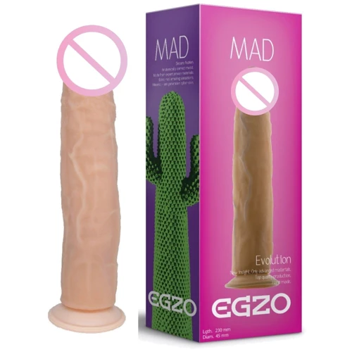 Фаллоимитатор EGZO Ciberskin D005 ( 23 х 4,5 см )