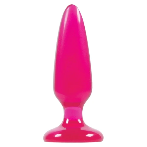 Анальная пробка Pleasure Plug Small, 10x3.5 см, розовый: Тип Анальные пробки