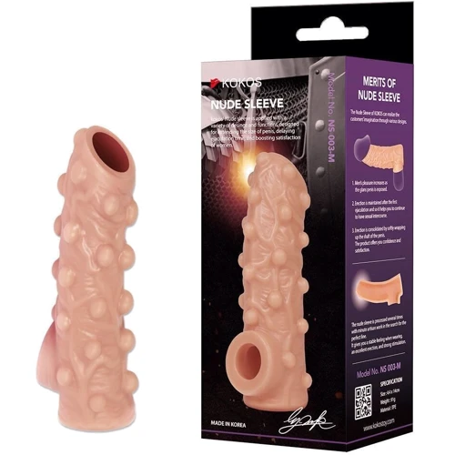 Насадка на член Kokos Nude Sleeve NS 003 M: Для кого Для мужчин