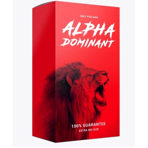 Крем для збільшення пеніса Alpha dominant (7 саше в упаковці)