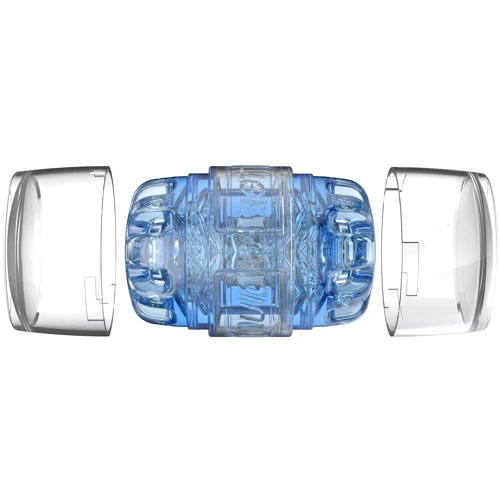 Мастурбатор Fleshlight Quickshot Turbo Blue Ice: Глубина, см 11.2