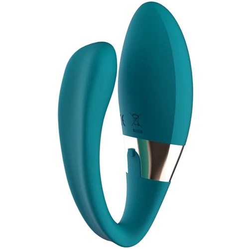 Вібратор для пар LELO Tiani Duo Ocean Blue, 2 мотори, пульт ДУ фото 7