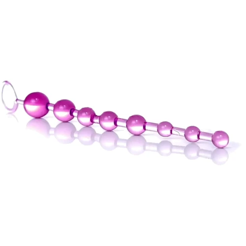 Анальные бусы Jelly Anal Beads Purple, SKN-ANL033 Purple: Для кого Унисекс