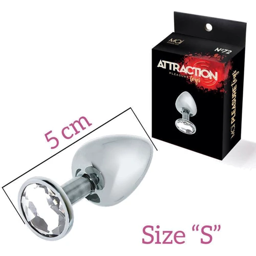 Анальна пробка з кристалом MAI Attraction Toys №72 S: Для кого унісекс