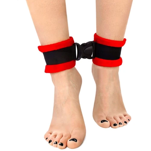 Поножі Art of Sex Ankle Cuffs - Soft Touch (червоні): Колір красный