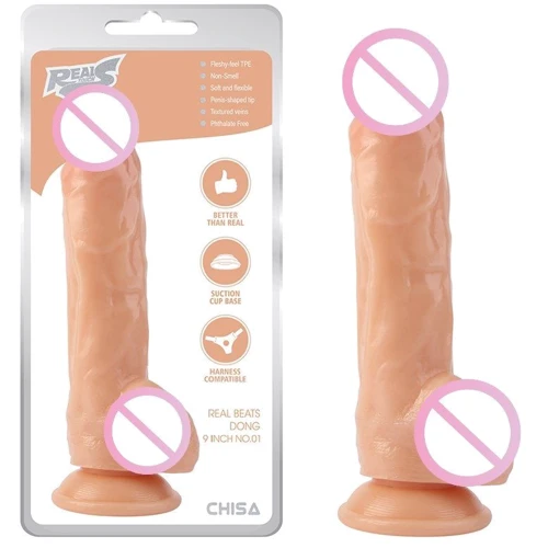 Фаллоимитатор Chisa Real Touch S Real Beats Dong 9" No.01: Назначение Вагинальные