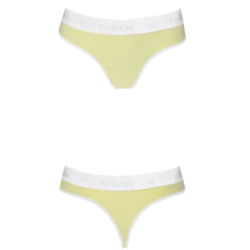 Спортивные трусики-стринги Passion PS007 PANTIES yellow, size M: Вид Трусы