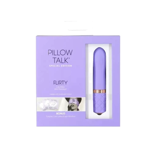 Роскошный вибратор Pillow Talk - Special Edition Flirty Purple с кристаллом Сваровски: Тип и форма Мини-вибраторы, Вибропули
