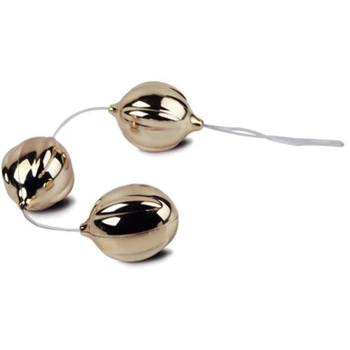 Вагінальні кульки FunZone ViBalls Triple Silver, сріблястий